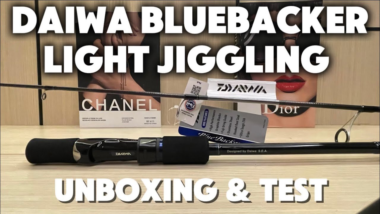 UNBOXING DAN TEST DAIWA BLUEBACKER LG62MS LIGHT JIGGING FOR CASTJIG REKOMENDED