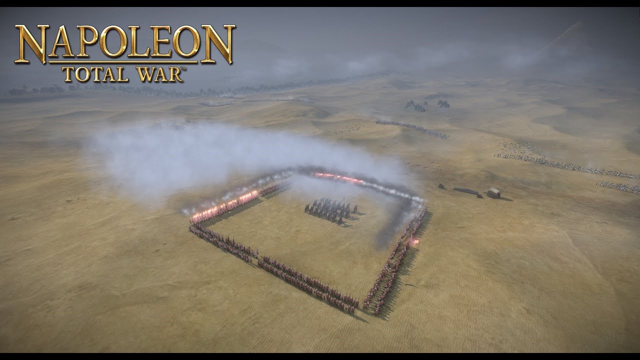 British Infantry Square against Zulus - Napoleon Total War
