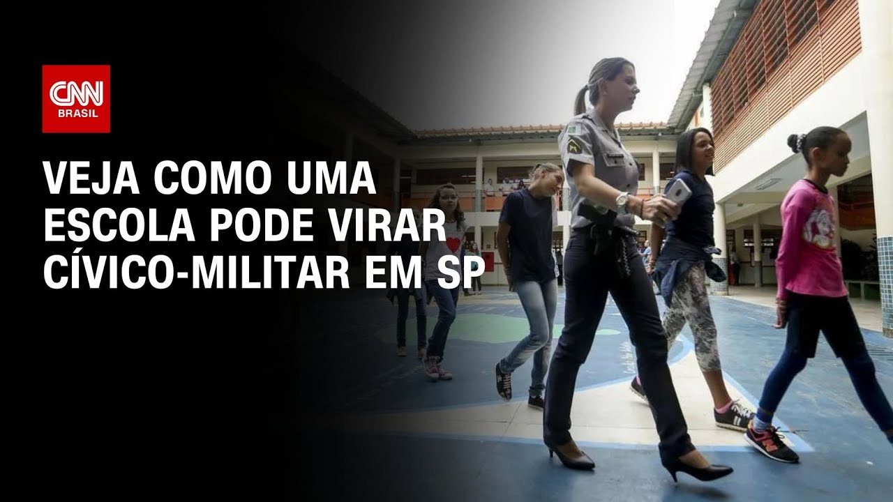 Veja como uma escola pode virar cívico-militar em SP | CNN NOVO DIA