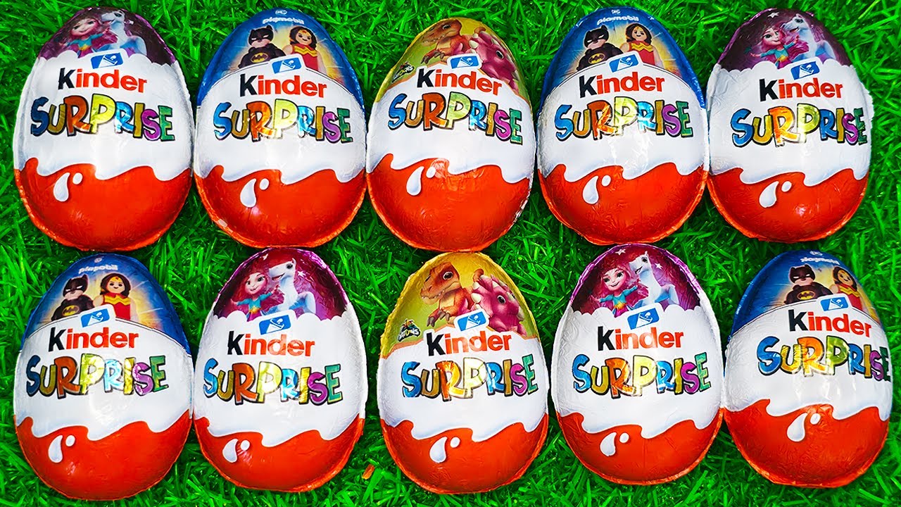 ASMR Kinder Surprise Unboxing Marathon | Satisfying Crinkles, Toys & Chocolate Sounds Relaxing 