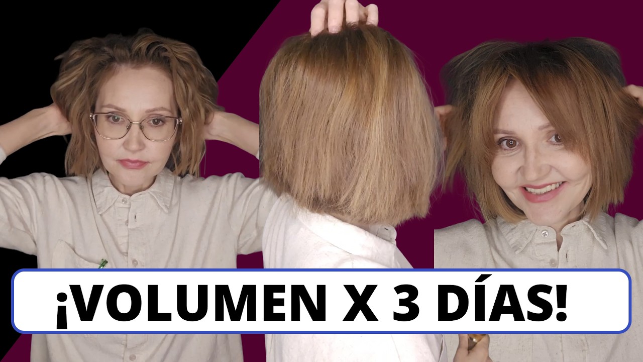 ¡VOLUMEN POR 3 DÍAS! El secreto para secar cabello fino sin que se caiga