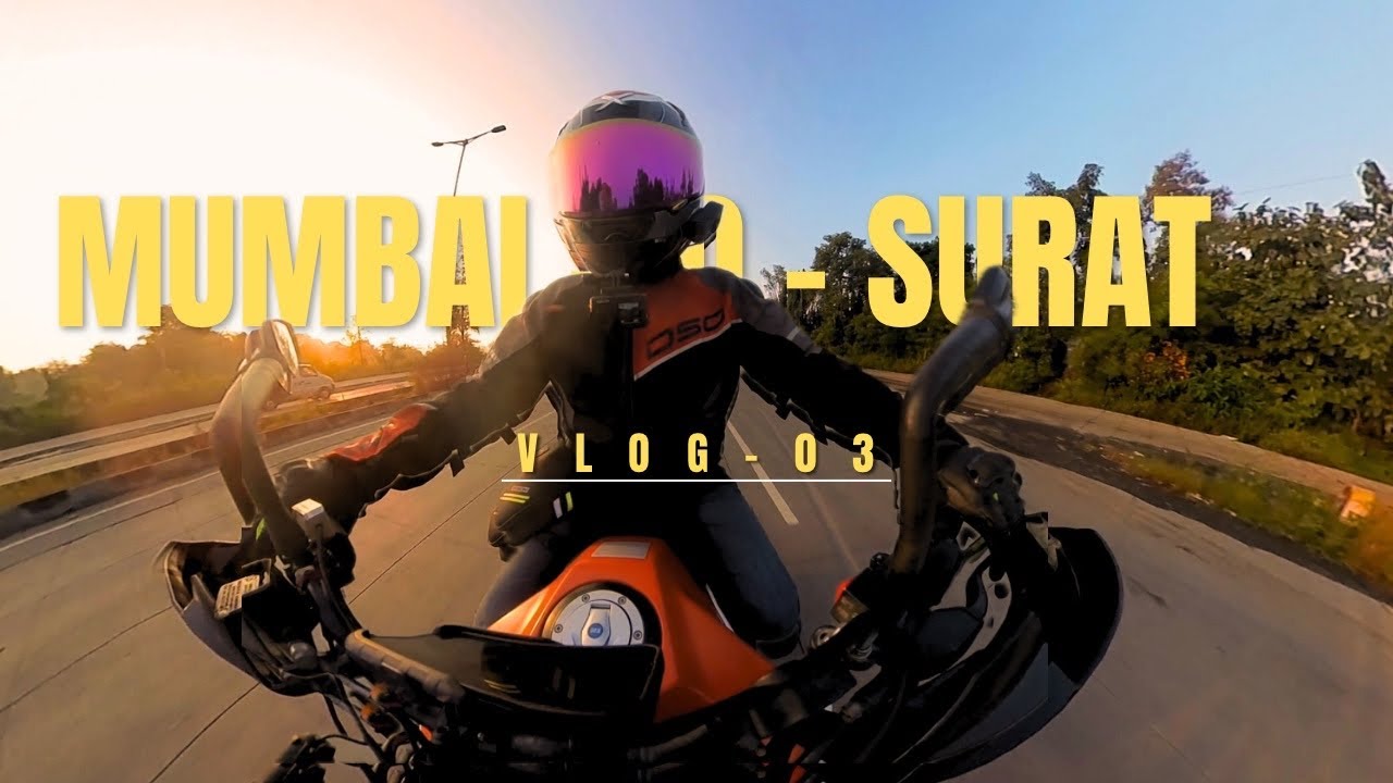 |Mumbai to Surat Solo Bike Ride|KTM Adventure 250| #viral