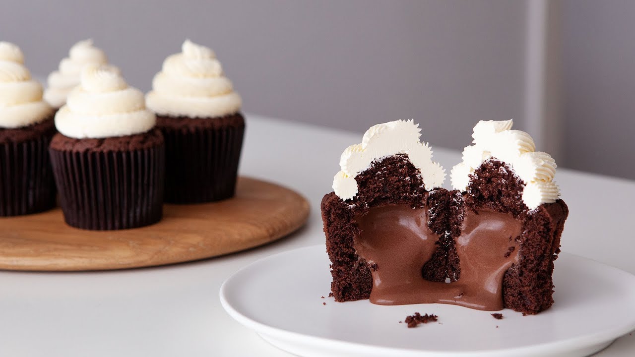 초콜릿 컵케이크 / How to make Chocolate cupcakes