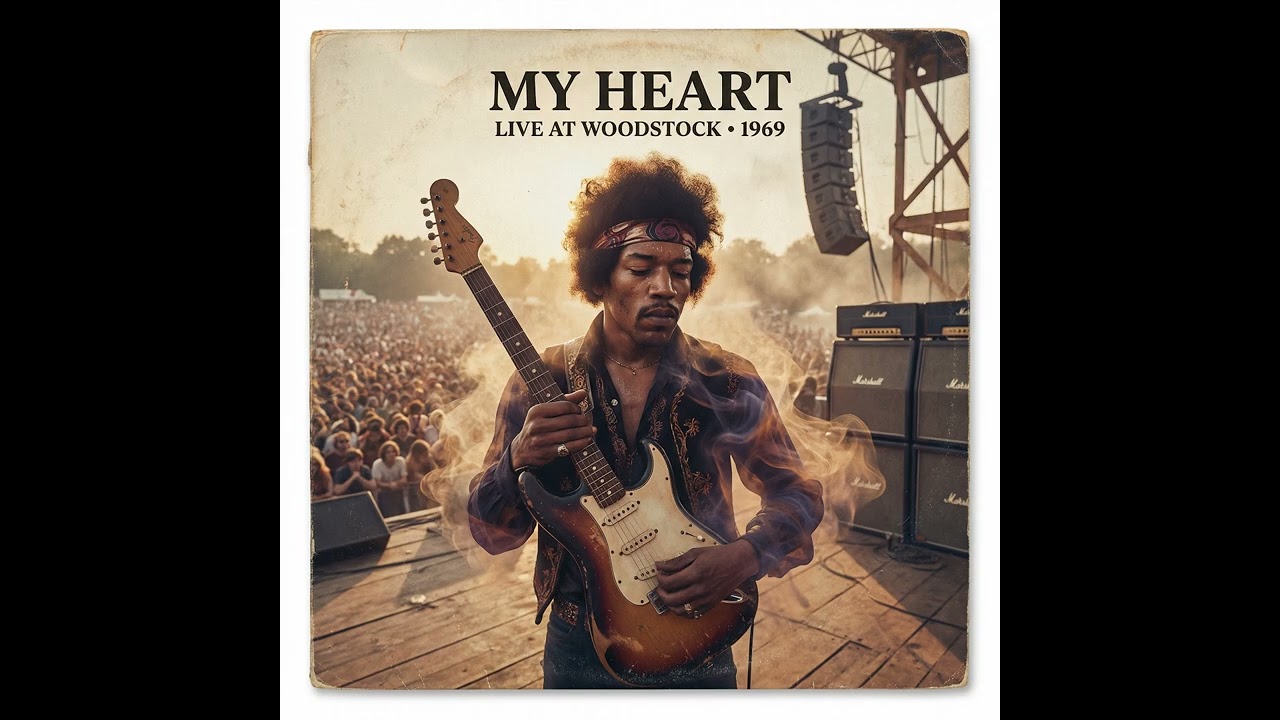 Jimi Hendrix – My Heart  Woodstock 1969 Lost Sessions Inspired Tribute