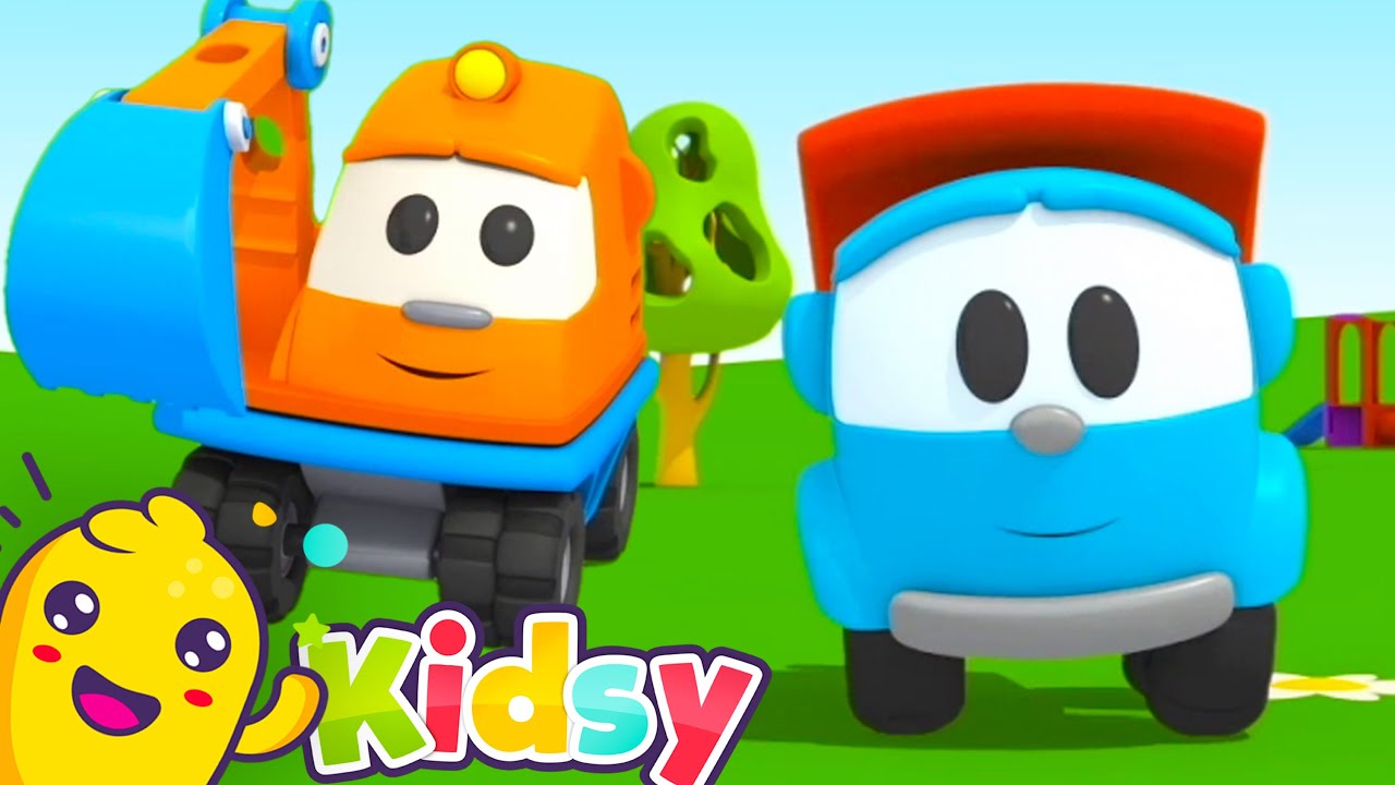Leo the Curious Truck has a new Friend | Cartoons for Kids | Kidsy