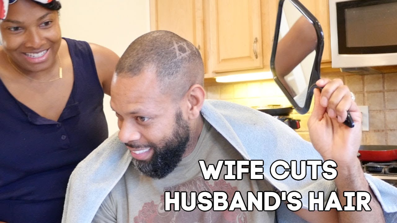 Wife Cuts Husband's Hair | That Chick Angel TV