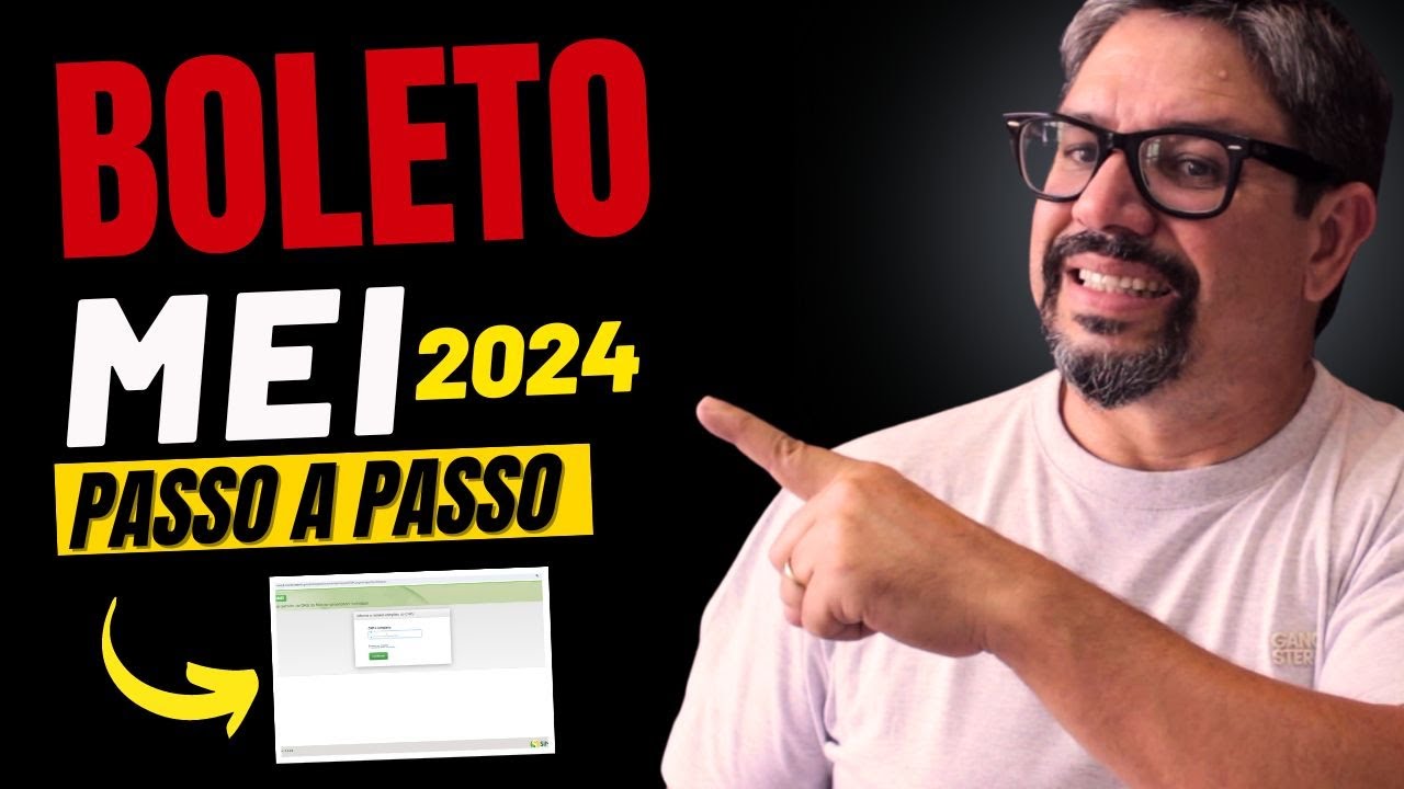 BOLETO DO MEI: Como EMITIR GUIA MEI | Pagamento da DAS MEI 2024 (passo a passo)