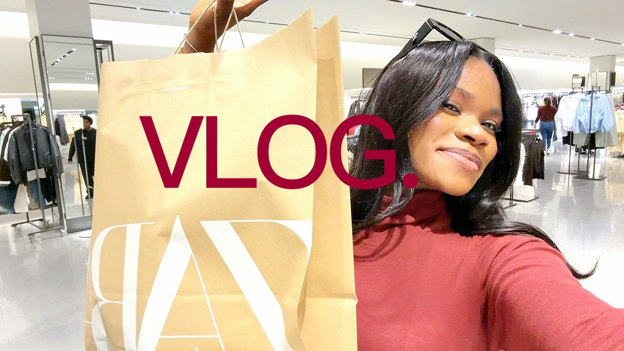 Houston living Vlog#3 | Getting my hair done, Zara, Sephora Shopping #sewinweave #dayinthelifevlog