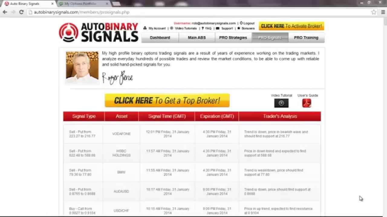 Binary Options Pro Signals Review 2014 | How to Make $593 in One Hour with Binary Options