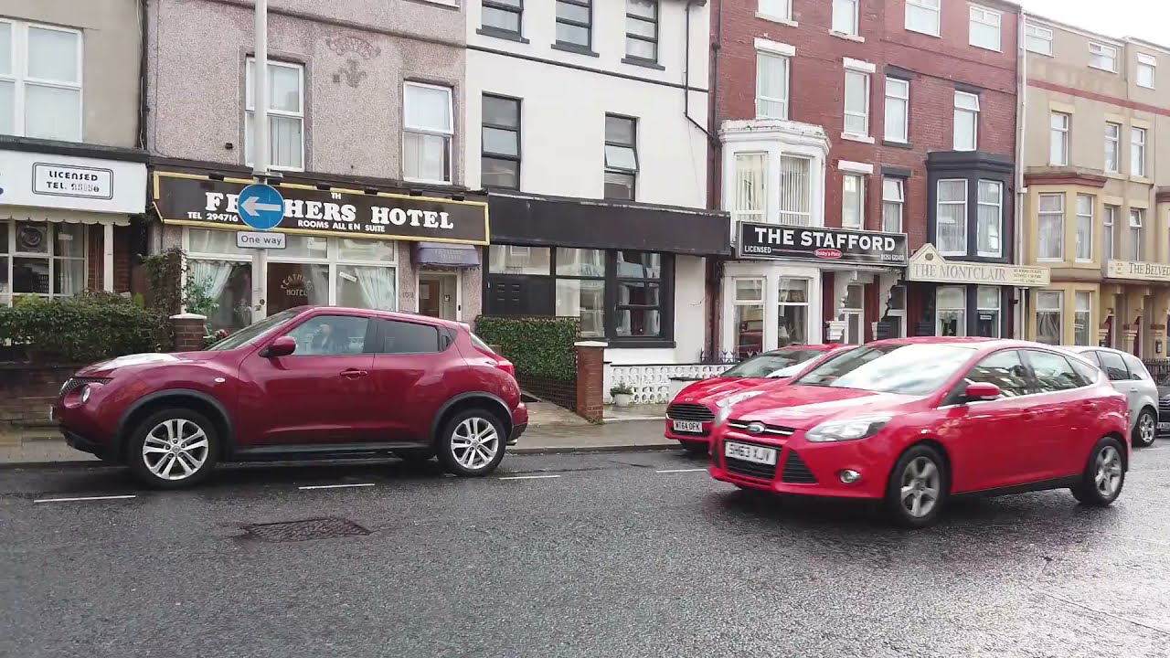 blackpool streets fly on the wall walk ALBERT ROAD TO CENTRAL DRIVE