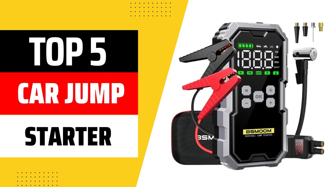 Top 5 Best Car Jump Starter Power Bank with Air Compressor 2025