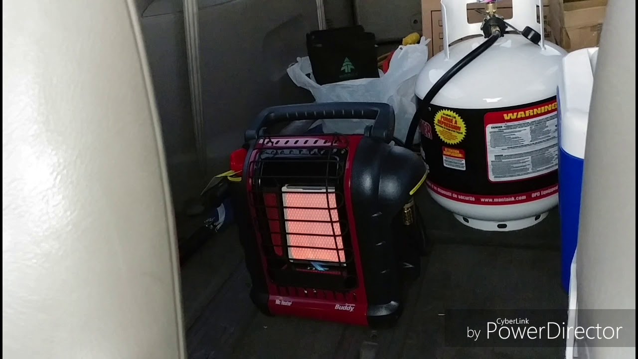 Chauffage de camping au propane économique et sécuritaire mr. heater buddy.