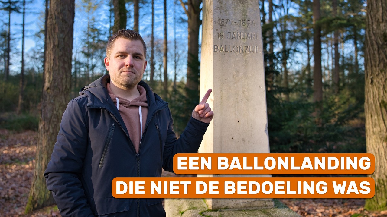 Het oudste luchtvaartmonument van Nederland is voor een Franse luchtballon