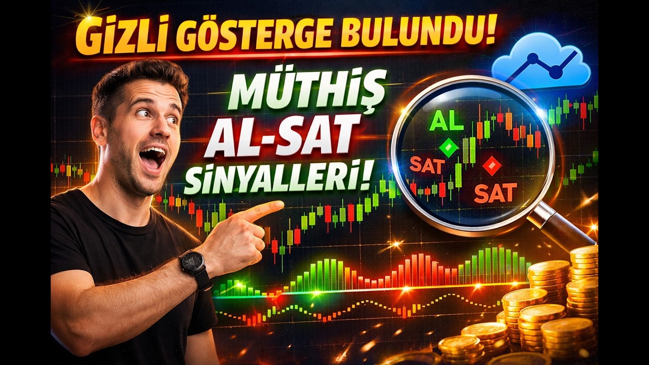 TradingView'da gizli bir g&ouml;sterge buldum! &Ccedil;ok iyi AlSat sinyalleri veriyor!
