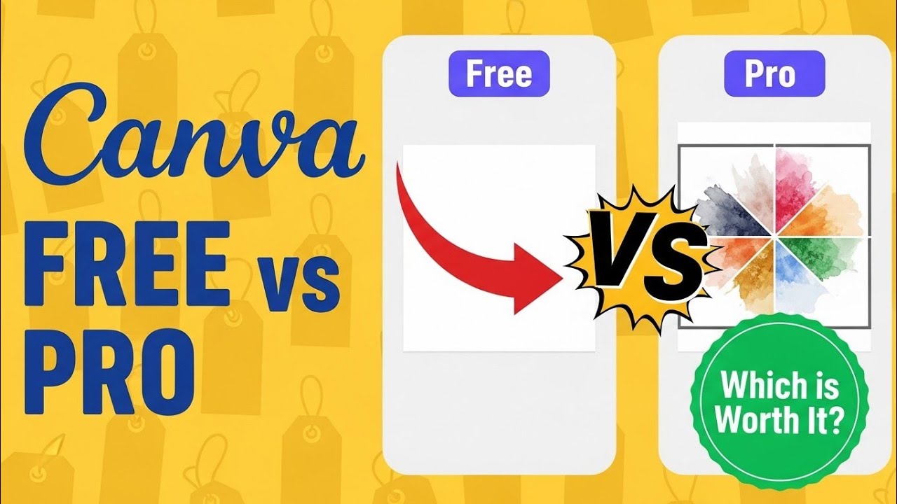 Canva Free vs Pro | Which One Is Worth It in 2025?