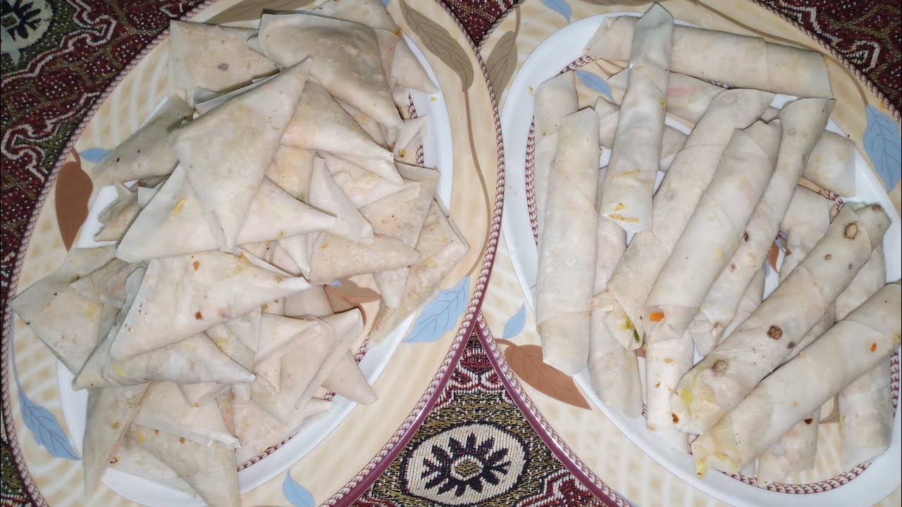 Vegetables Samosa and Rolls Recipe by Ayesha's food fusion (Ramzan Special)