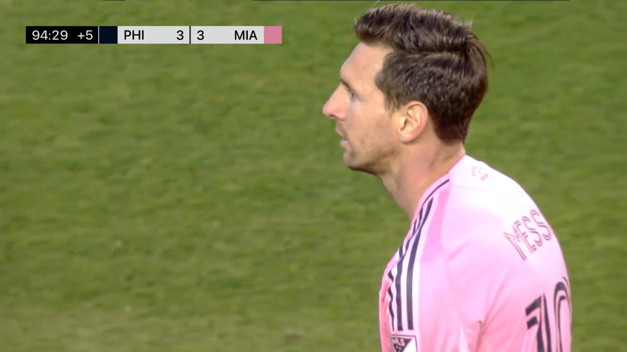 Messi vs Philadelphia Union | UNREAL Free Kick & Comeback! 😱 24/05/2025