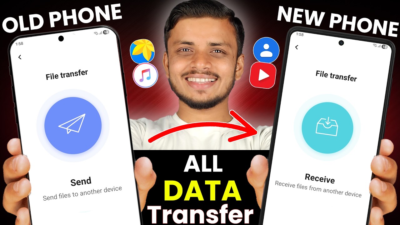 How to transfer data from android to android | How to transfer data from old phone to new phone