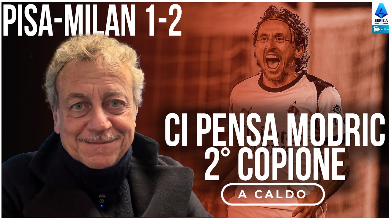 PISA-MILAN 1-2: MODRIC SALVA ALLEGRI