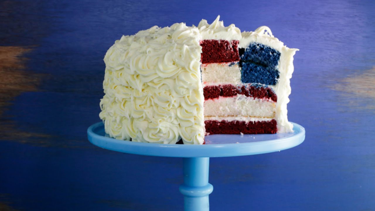 July 4th Dessert: Flag Cake