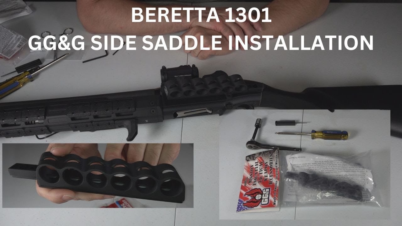How to install the GG&G side saddle on a Beretta 1301