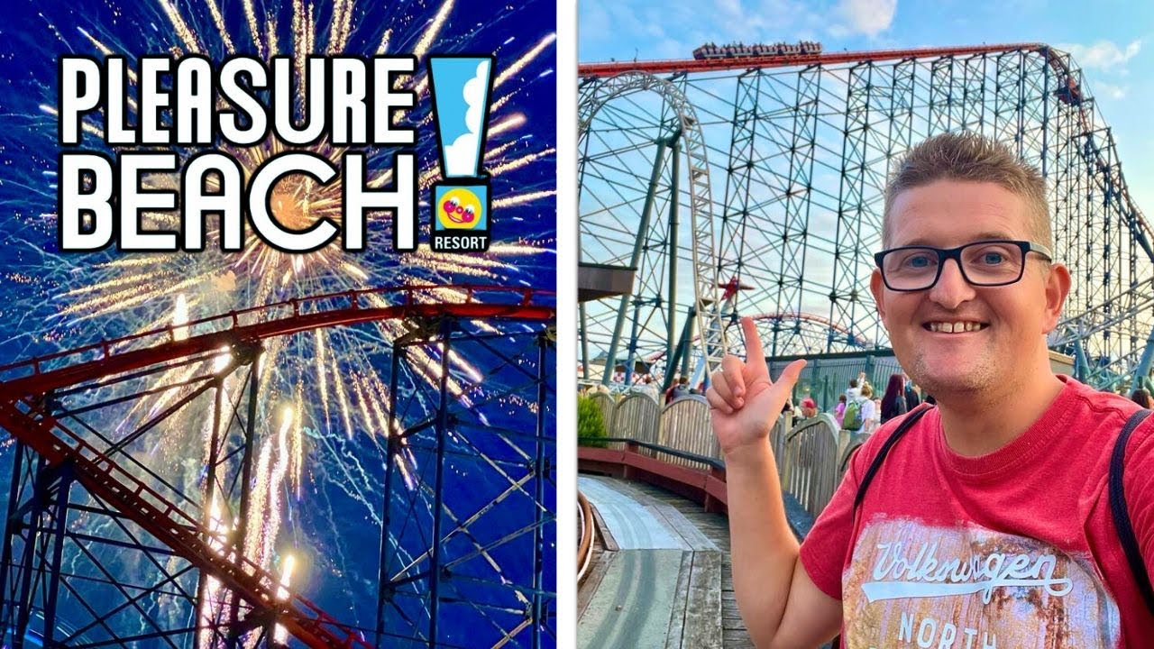 Blackpool Pleasure Beach Vlog July 2025 - Late Night Riding!