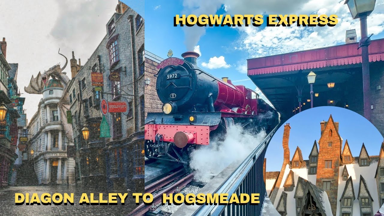 Hogwarts Express Complete Tour (Diagon Alley To Hogsmeade) - Universal Studio l Orlando 2024