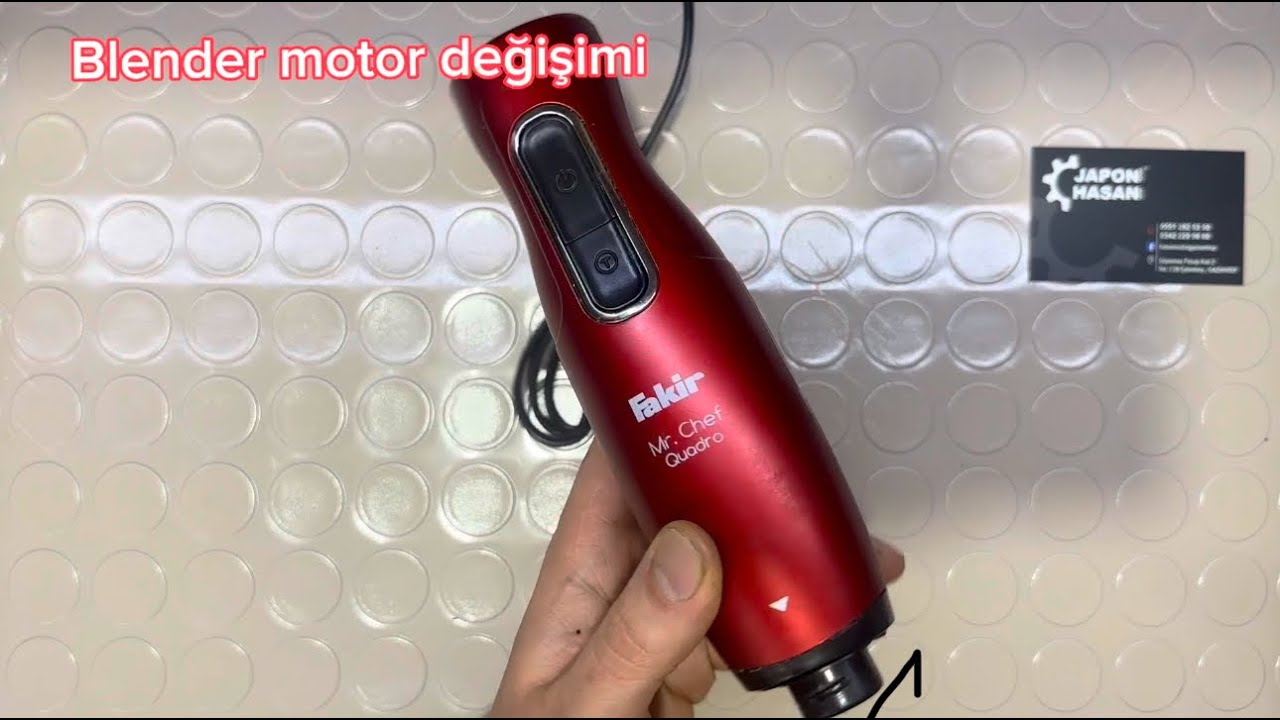 Fakir MrChef Quadro Blender Motor Değişimi