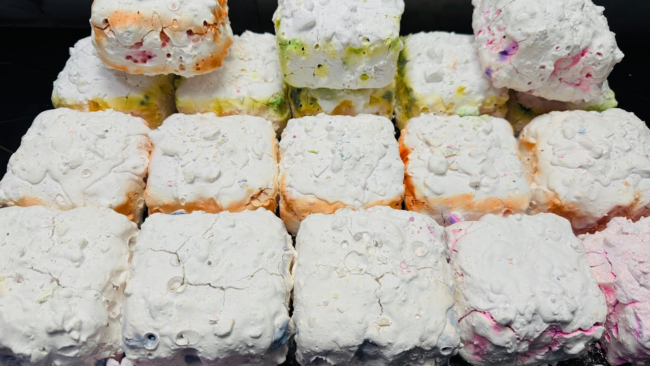 Soft Variety Paste Chalk ASMR Crush | Oddly Satisfying ASMR 