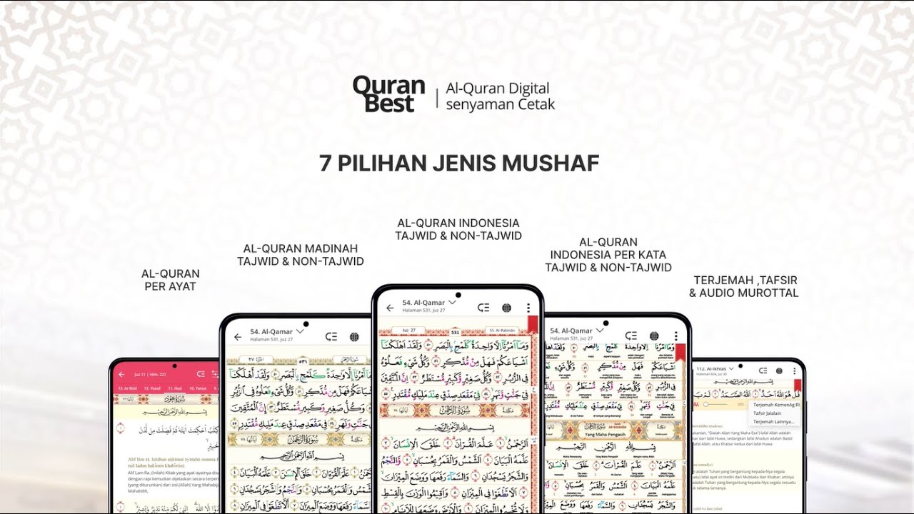 QuranBest - Alquran Digital Senyaman Alquran Cetak