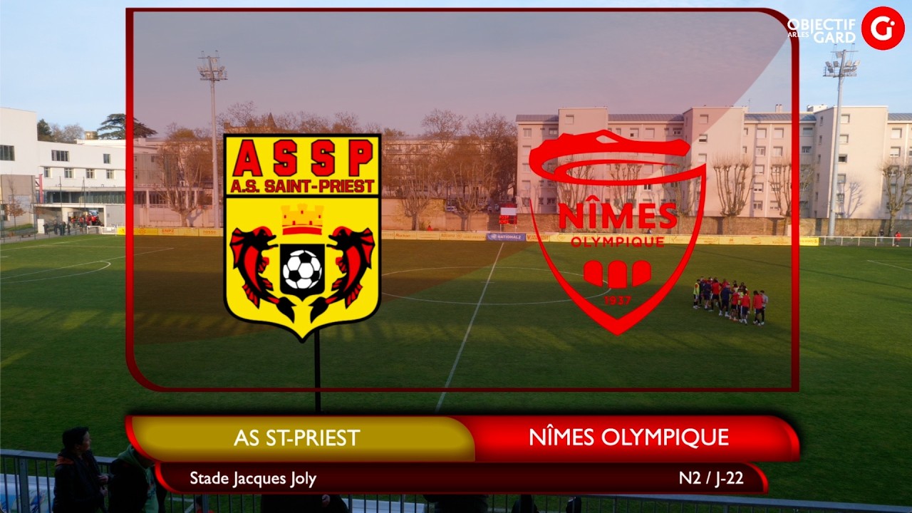 A.S. ST PRIEST vs N&Icirc;MES OLYMPIQUE  en direct