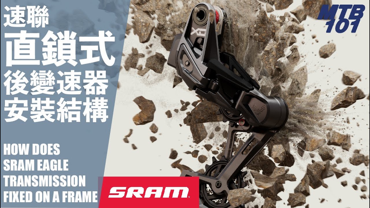 SRAM Eagle「直鎖式」後變速器很傷車架？這到底是一種腦殘還是巧妙的設計？