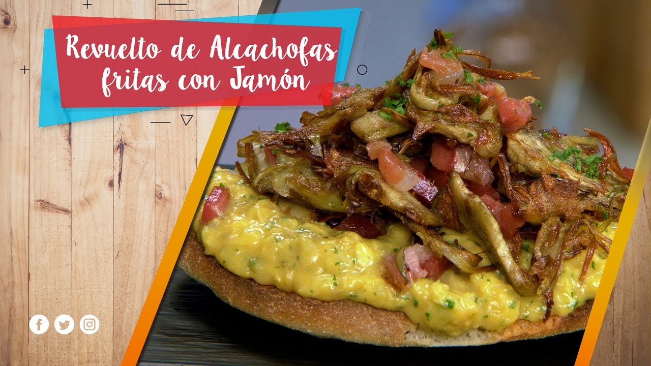 Revuelto de Alcachofas fritas con Jamón / La Pera Limonera