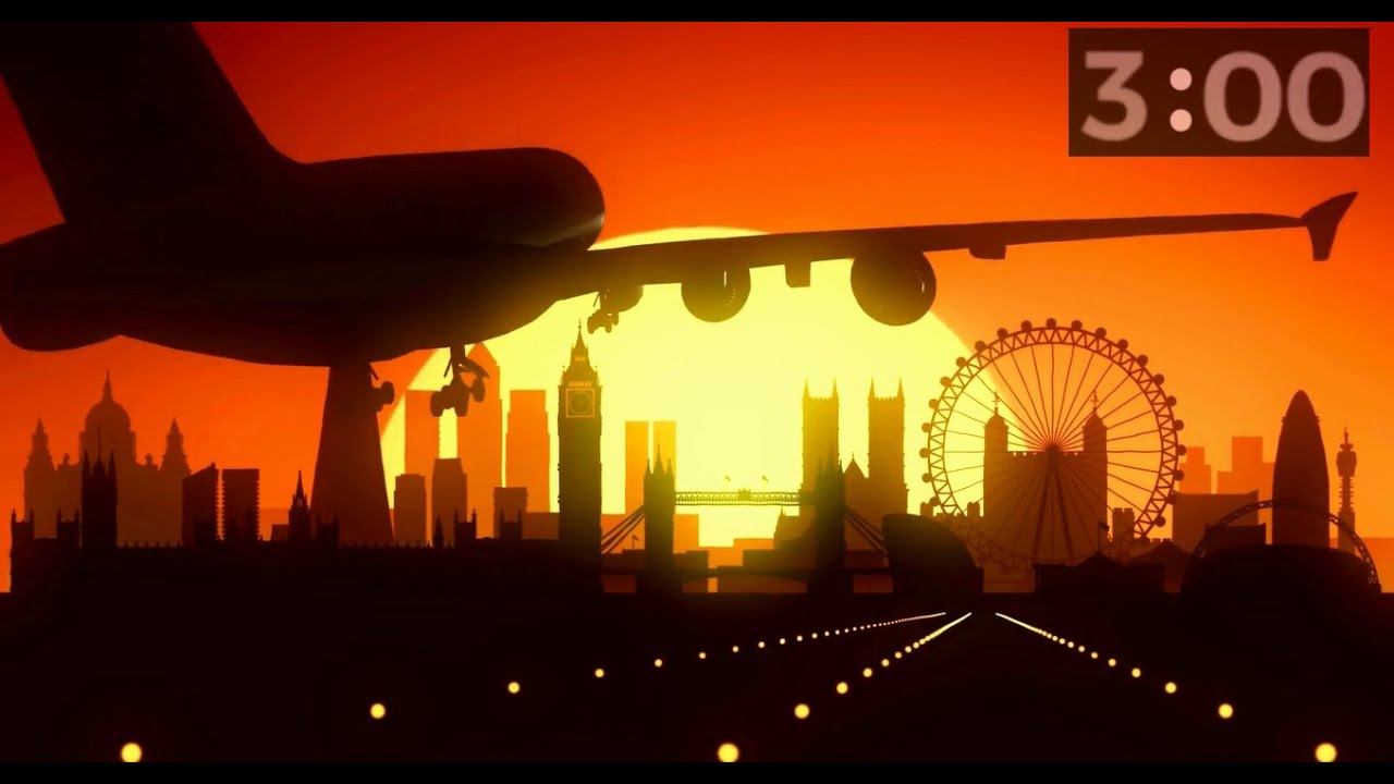 Mesmerizing City Nights: 3-Minute Countdown Timer with Spectacular Light & Motion ✨🌃
