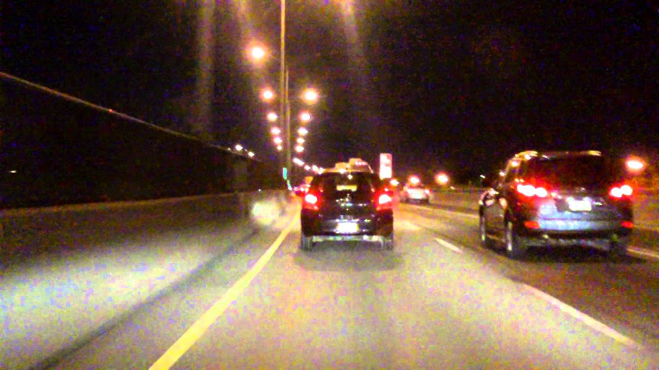 Metropolitan Expressway (Autoroute 40 Exits 66 to 80) eastbound (Night)