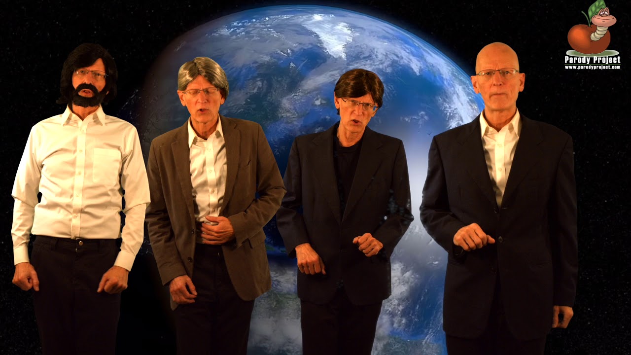 MONKEYS ON A BIG BLUE SPINNING BALL (Parody of) Funiculi Funicula | Don Caron