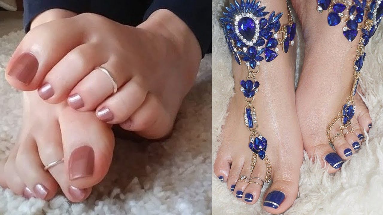 Beautiful stylish feet jewelry designs for women