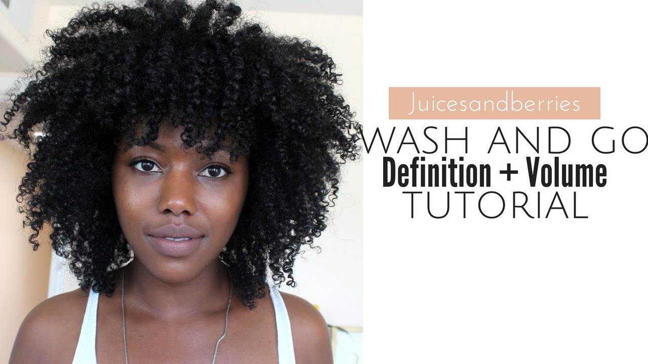 Wash and Go| Volume + Definition| Natural Hair