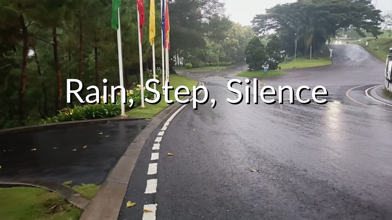 Rainy Evening Walk in Malang 🌧️ Mindful POV Walking in Quiet Streets