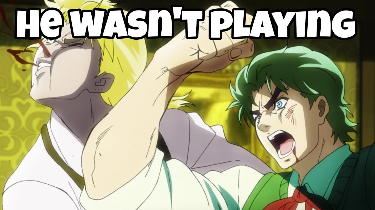 Джонатан выбил человечность из Дио