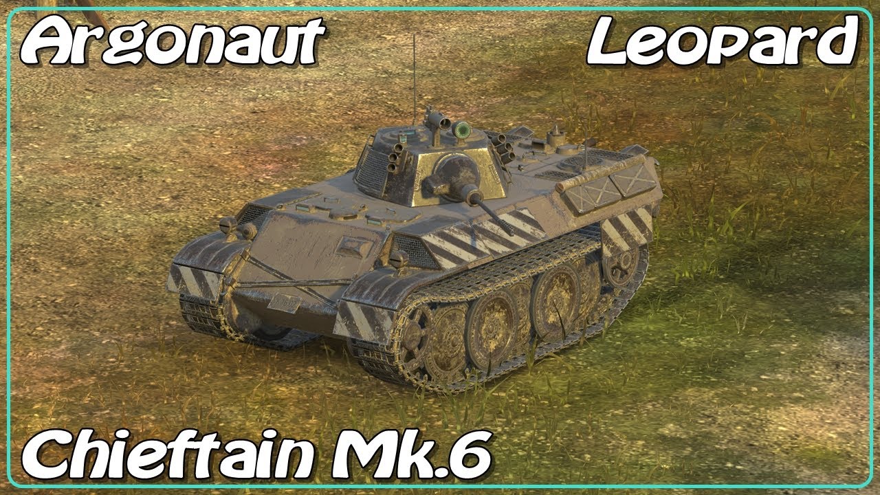 Leopard Barrikade • Argonaut • Chieftain Mk.6 • WoT Blitz *SR