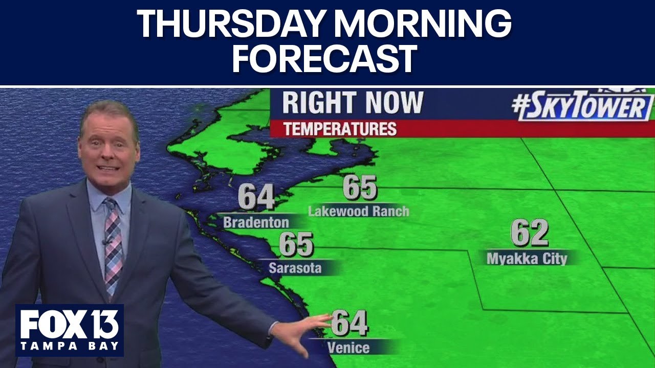 Tampa Weather | Thursday morning forecast