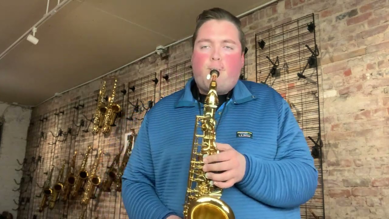 Отличное состояние, б/у, альт-саксофон Yamaha 82ZII, тест-драйв!