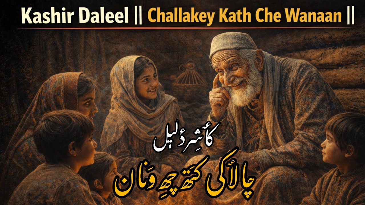 Kashir Daleel || Challakey Kath Che Wanaan || Kashmiri Folk Story || Story with Illustration