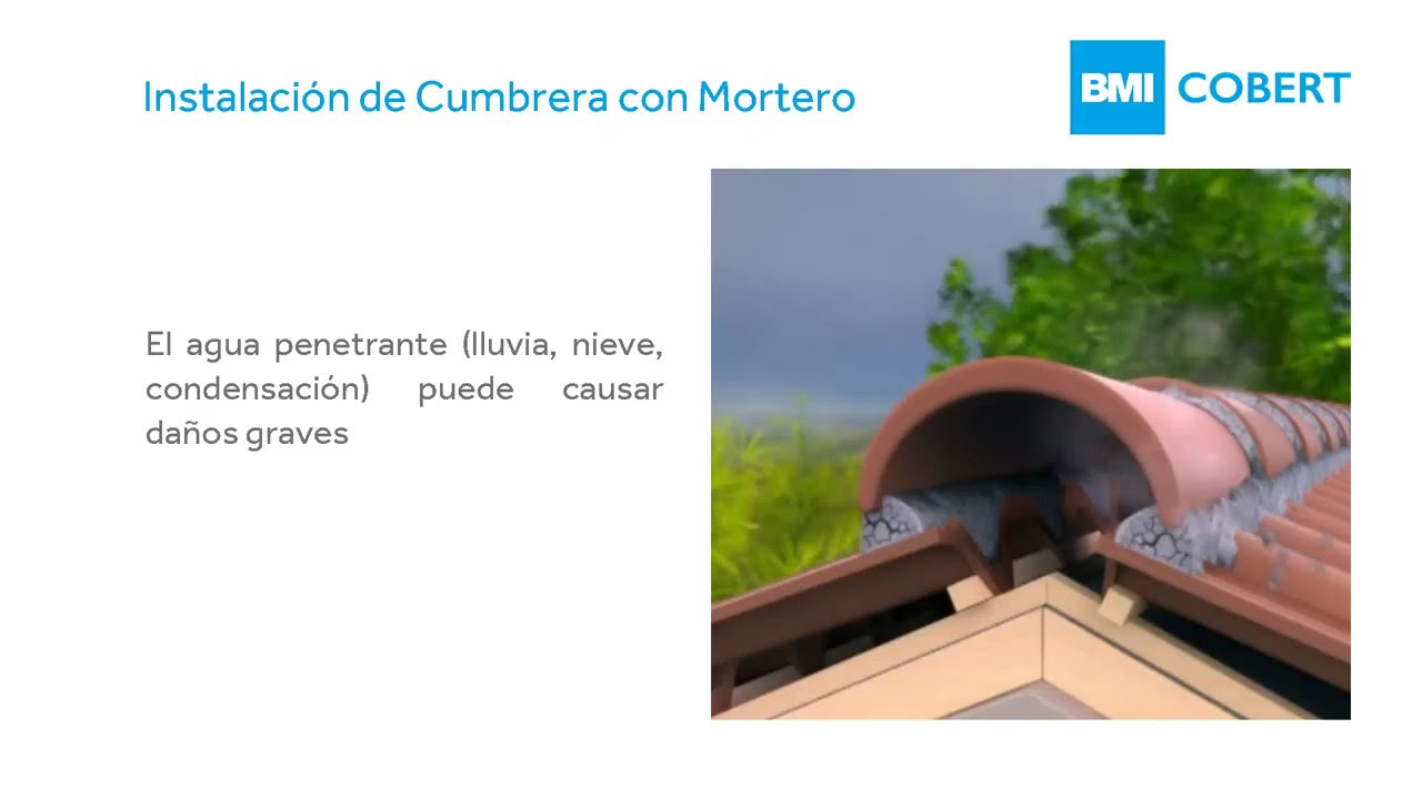 Cumbrera en Seco vs Cumbrera con Mortero
