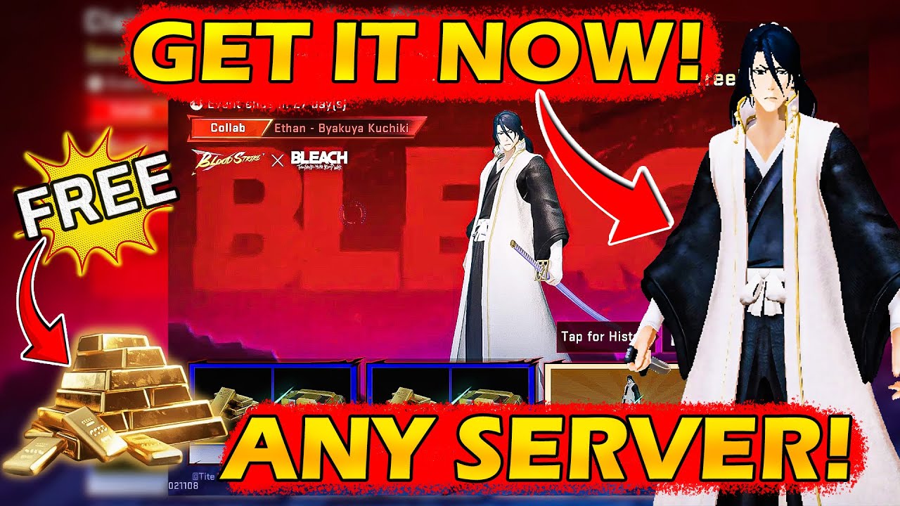  Claim Free Ethan Skin and Free Gold without inviting anyone in Blood Strike!