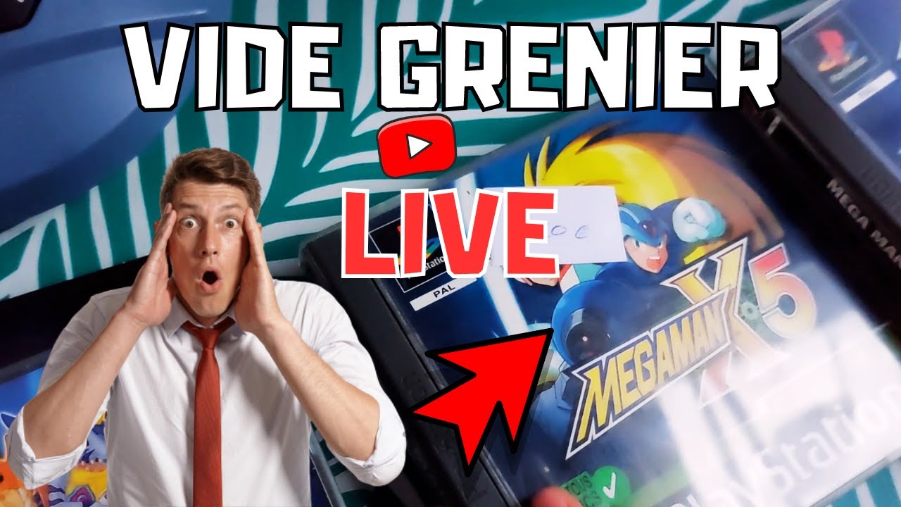 ✨VIDE GRENIER LIVE✨ JE CRAQUE COMME JAMAIS 😲😲😲JE RENTRE ENCORE DES JEUX RARE SUR PS3,PS4....