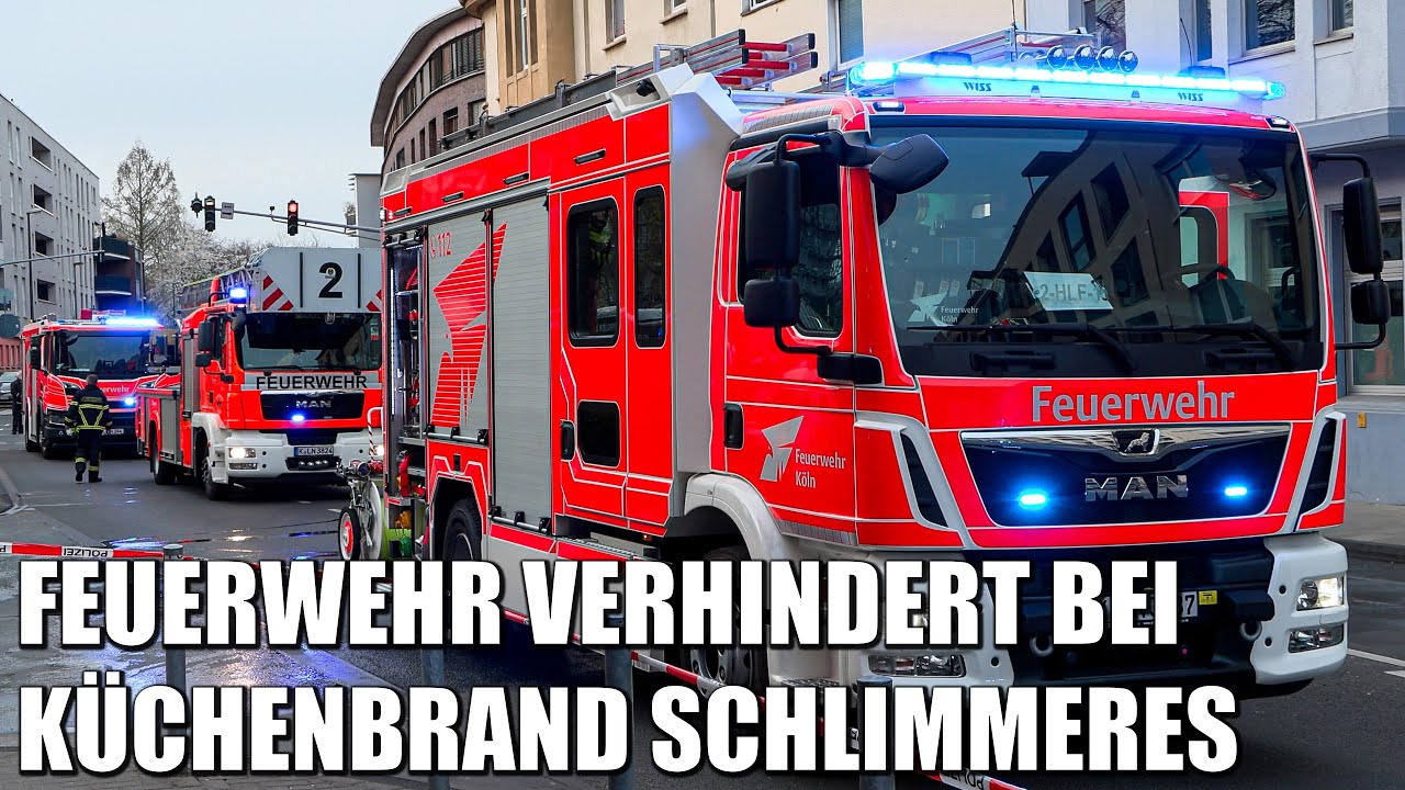 Feuer in Küche eines Mehrfamilienhauses - Feuerwehr verhindert Schlimmeres | 29.03.2022