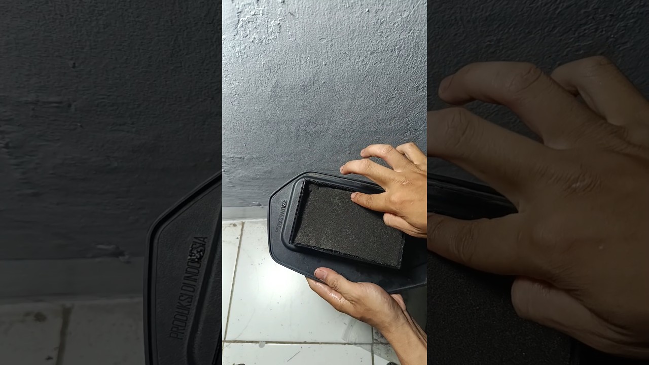 proses pembuatan filter udara busa? #vario #vario150 #filterudara #modifikasi