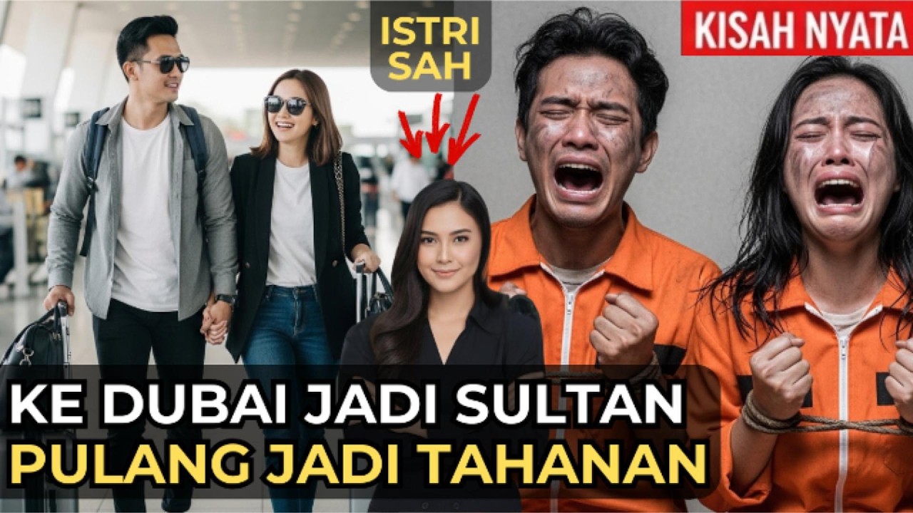 NIAT ZINA DI DUBAI, SUAMI & PELAKOR JADI GELANDANGAN! ATM DIBLOKIR ISTRI, PULANG DISAMBUT BORGOL